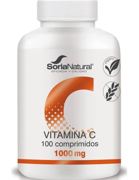 Vitamina C liberación sostenida 100 comprimidos de Soria Natural