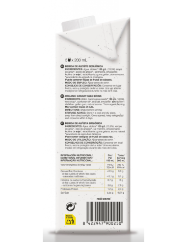 Bebida de Alpiste Alecosor Soria Natural  Salud y Bienestar