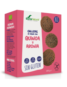 Galletas De Avena Con Quinoa-Aronia 200Gr. Bio Sg de Soria Natural