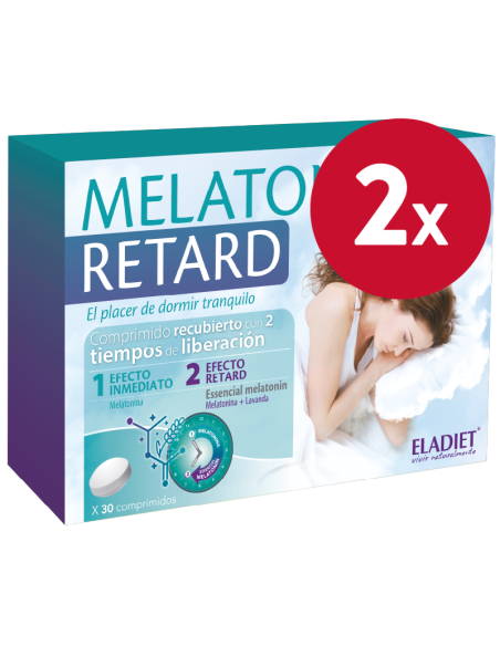 Pack de 2 uds Melatonina Retard 30Comp. de Eladiet
