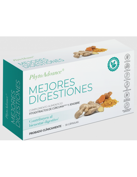 Phytoadvance Mejores Digestiones 30Cap. de Phytoadvance