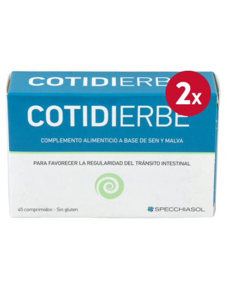 Pack 2 uds Cotidierbe 45 Comprimidos Specchiasol