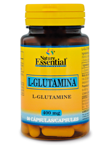L-Glutamina 400Mg. 50Cap. de Nature Essential