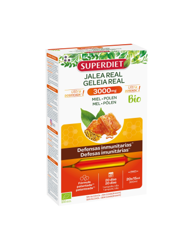 Jalea Real  3000Mg  20 Amp de Superdiet