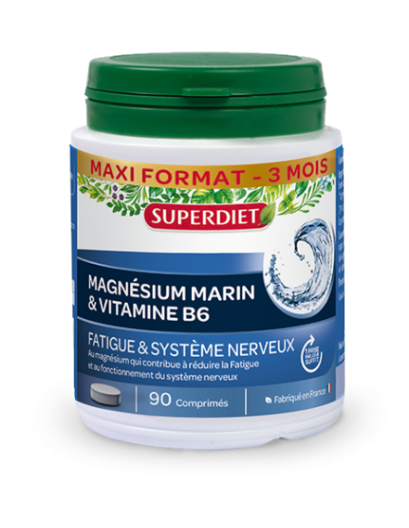Magnesium Marino +Vitamina B6 90 Caps de Superdiet