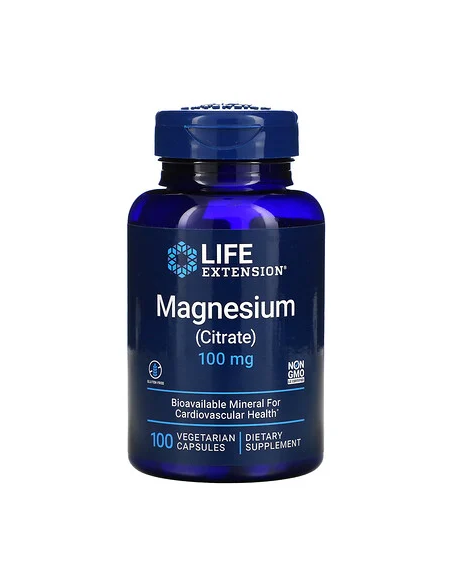 Citrato de Magnésio 100 Cápsulas Ergonat