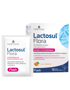 Lactosul Flora Flash Naranja 10Sbrs Bucodisp. de Natysal