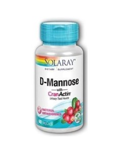 D-Mannose+Cranactin® - 60 Vegcaps de Solaray