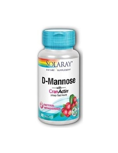 D-Mannose+Cranactin® - 60 Vegcaps de Solaray