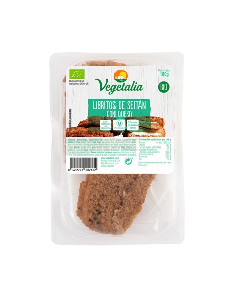 Libritos de Seitan con Queso 180g de Vegetalia