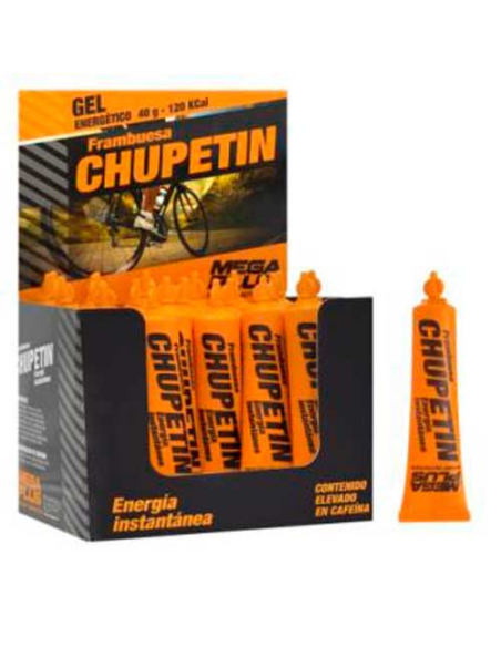 Chupetin Gel Energetico Fresa 20Uds. Mega Plus