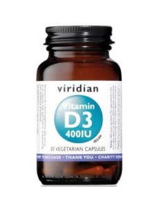 Vitamina D3 400Ui 30Cap. de Viridian