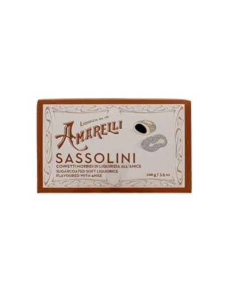 Sassolini Piedracitas Expositor 10X100Gr. de Amarelli