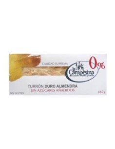 Turron Almendra Duro 185Gr. S/A Sg** de La Campesina