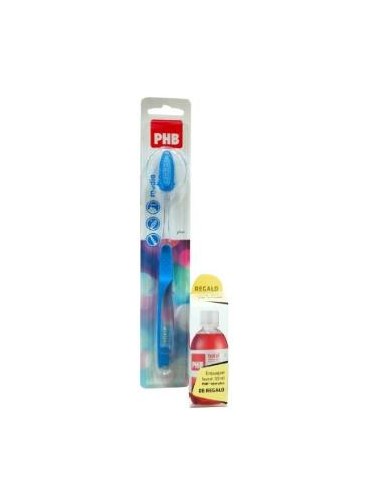 Phb Cepillo Dental Plu.Medio+Enj. Total Pl 30Ml de Phb