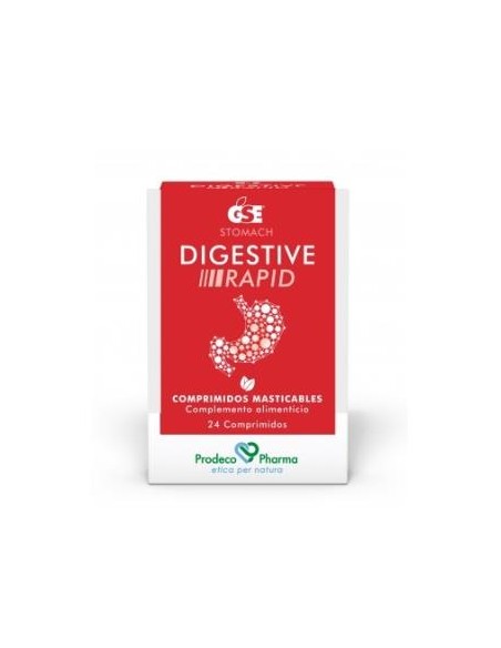 Gse Stomach Digestive Rapid 24Comp Masticables de Prodeco