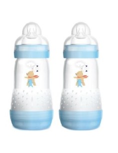 Biberon  Anti-Colic 260Ml 2Un Azul de Mam