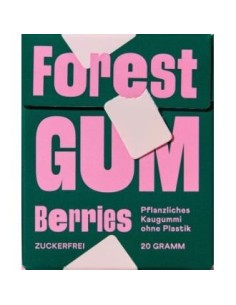 Chicle Sabor  Bayas Del Bosque 20Gr. Vegan de Forest Gum