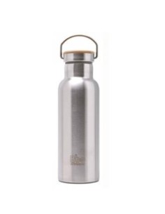 Termo Acero Inox Con Tapon Bambu 500Ml. Bbo14.Ac de Irisana