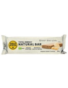 Natural Bar Barritas Banana-Peanut 15Uds. Bio de Gold Nutrition