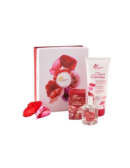 Cofre Eau De Coursiana Perfume+Gel Ducha de Fleurance Nature