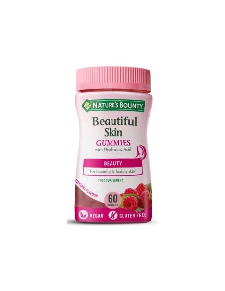 Beautiful Skin Gummies Con Ac. Hialuronico 60Gomin de Nature´S Bounty