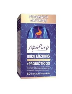 Maxi Enzimas Con Probioticos 80Vcap. Est de Tongil