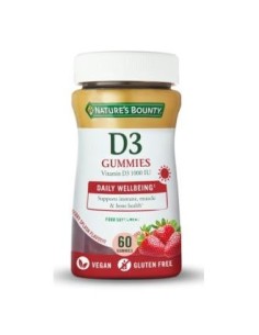 Vitamina D3 60Gummies de Nature S Bounty