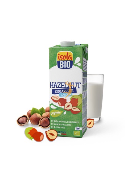 Bebida De Avellanas Con Calcio Bio 1 Litro de Isola Bio
