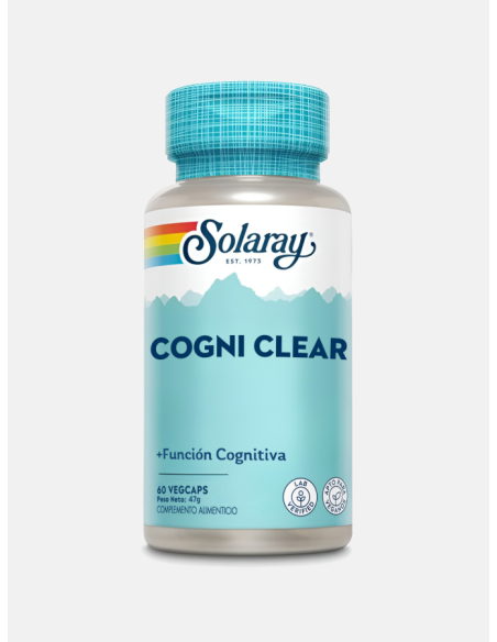 Cogni Clear - 60 cápsulas - Solaray