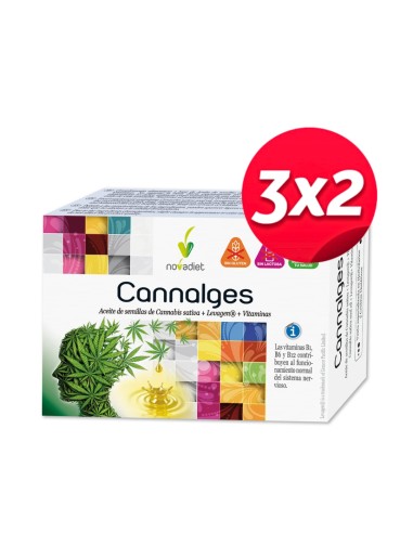 Pack 3x2 Cannalges de Novadiet