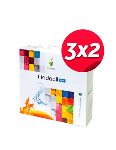 Pack 3x2 Nodacil Gel Envase de 10 sobres de 15 ml. de Novadiet
