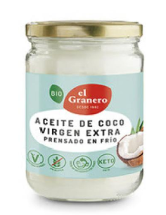 Aceite De Coco Virgen Extra Bio, 400 Ml de El Granero Integral