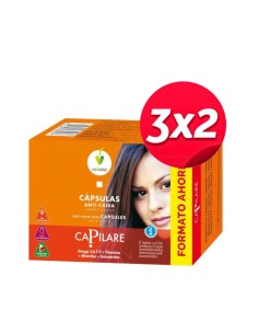 Pack 3x2 Capilare 120 Capsulas Envase de 120 cápsulas blandas. de Novadiet