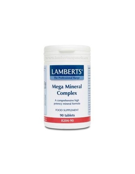 Mega Mineral Complex 90 Tabs de Lamberts