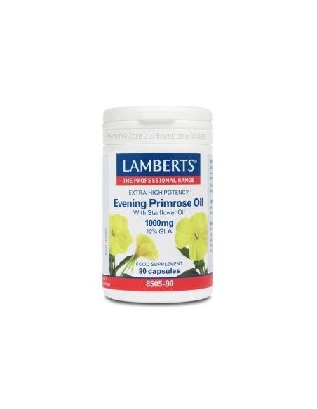 Aceite de PrÃ­mula y Borraja 1000 mg 90 Caps de Lamberts
