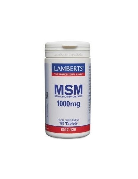 MSM 1000 mg 120 Tabs de Lamberts