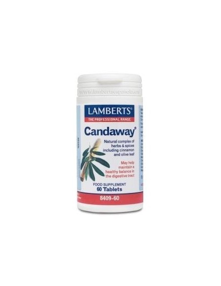 CandawayÂ® (Canela, olivo, hinojo y orÃ©gano) 60 Tabs de Lamberts