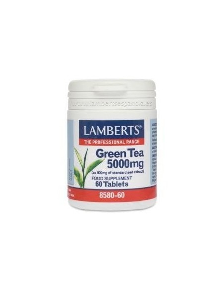 TÃ© verde 5000 mg  60 Tabs de Lamberts