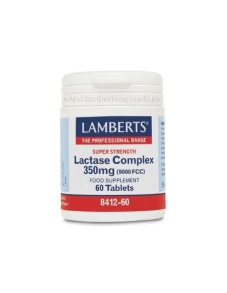 Complejo de Lactasa 350 mg (equivale a 9000 FCC) 60 de Lamberts