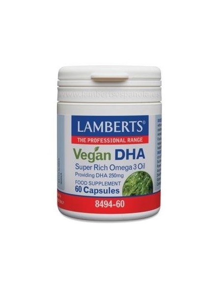 DHA Vegano 250 mg 60 de Lamberts