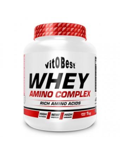 Whey Amino Fresas Nata 1 Kg de Vit.O.Best