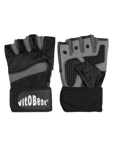 Guantes Muñequera Cuero Xl de Vit.O.Best