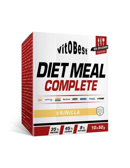 Diet Meal Complete Vainilla 10 Sobres X 50 G de Vit.O.Best