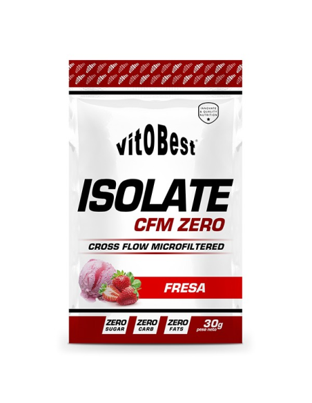 Monodosis Isolate Cfm Zero Fresa 15 Uds. 30 G de Vit.O.Best