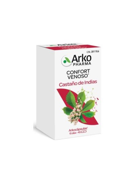 Arkocapsulas Castaño Indias 45 Caps Bio de Arkopharma