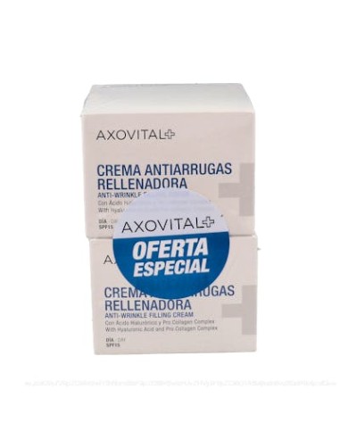 Axovital Duplo Antiarrugas Spf15 50 + 50 Ml de Axovital