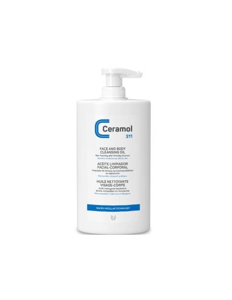 Ceramol 311 Aceite Limpiador Facial-Corporal 400Ml de Ceramol