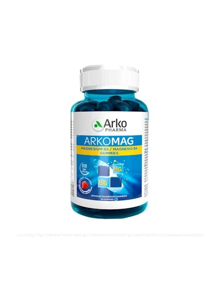 Arkomag Magnesio B6 45 Gummies Fresa de Arkopharma