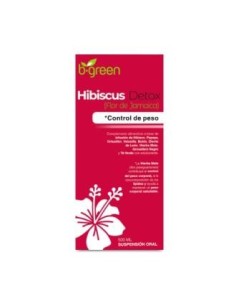 Hibiscus Detox 500Ml. de B.Green (Lab. Lebudit)